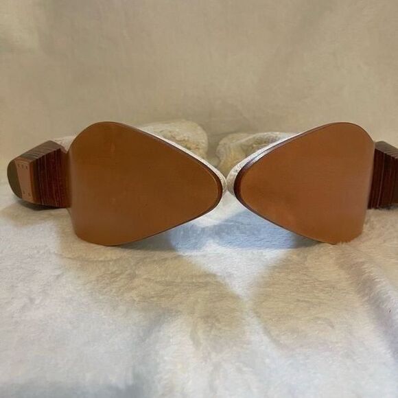 MOMO NEW YORK SHORT CREAM ACE EMBROIDERED BOOTS NADY - Picture 11 of 11